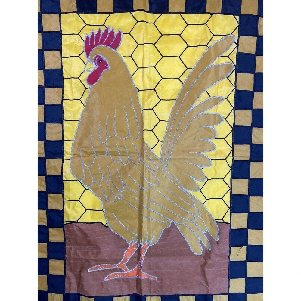 Rooster Garden Maryland State Colors Flag‎ 32x47 Indoor Outdoor